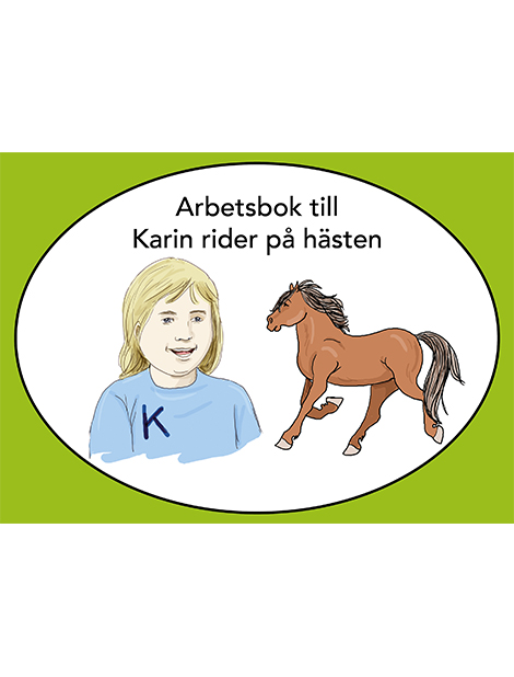 Karin rider på hästen - arbetsbok